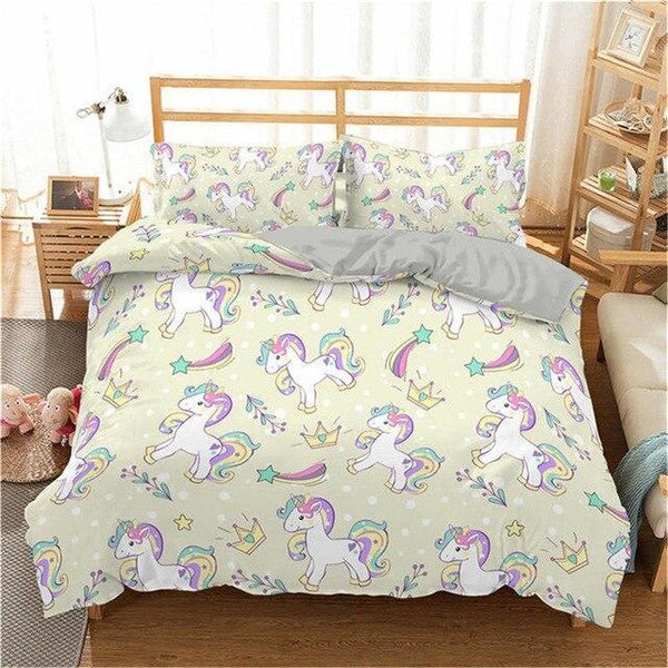 Emerald Enchantment Unicorn Bed Set